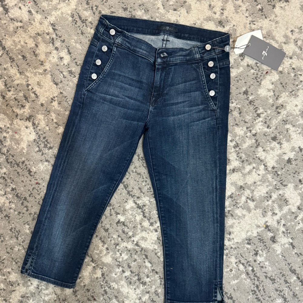 7 for all mankind jean Capri size 26 with tags